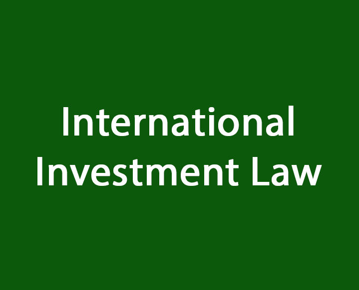 What Is International Investment Law